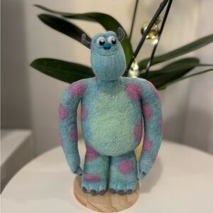 Needle felted Sullivan monsters inc  💜🩵
